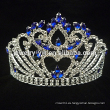 Blue tiara beauty custom color pageant crowns